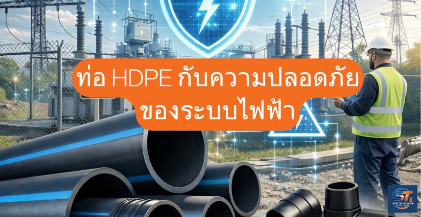 ท่อ HDPE กับความปลอดภัยของระบบไฟฟ้า